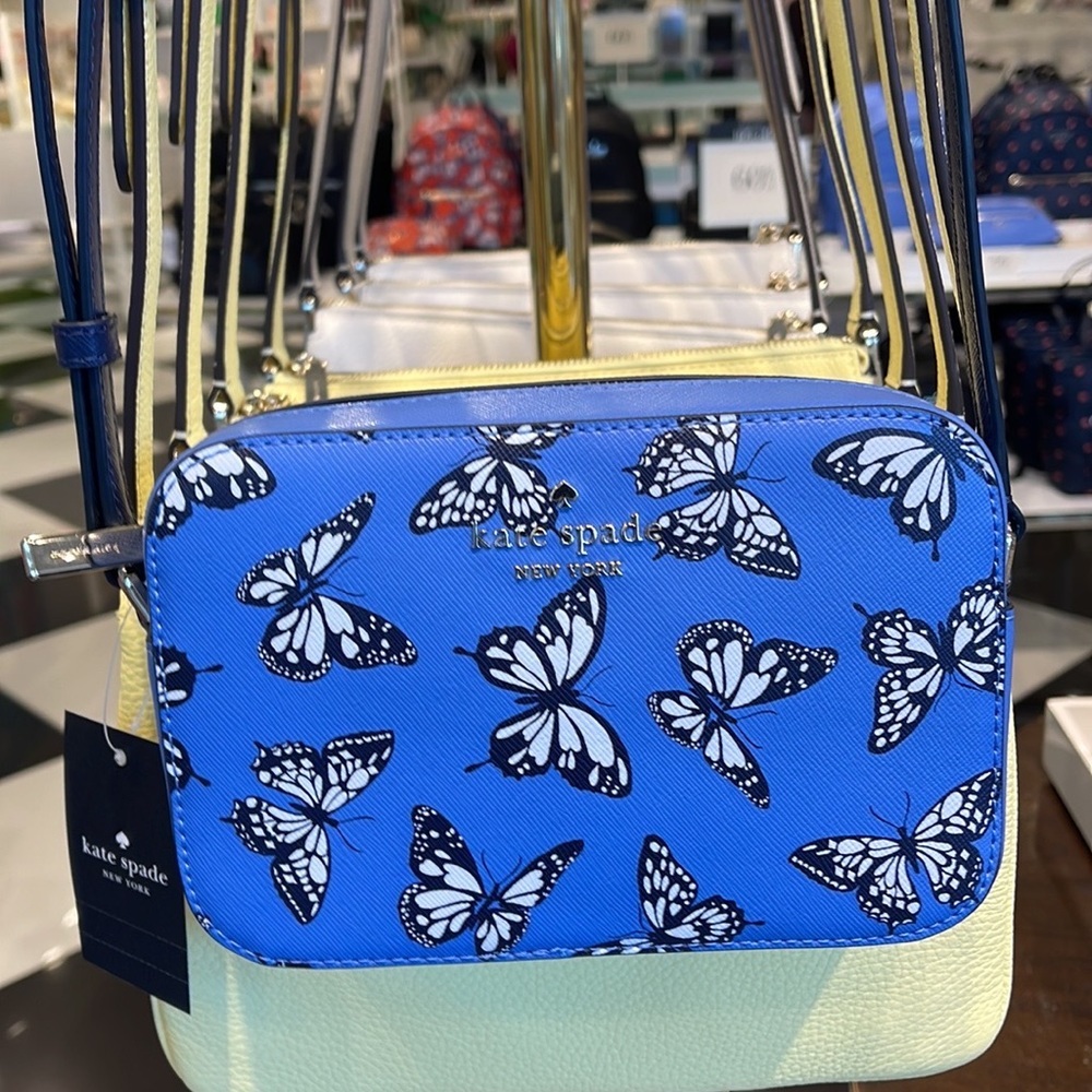 Kate Spade Staci Butterfly Sky Printed Mini Camera Bag, 
Blue Multi 
NWT - Picture 15 of 16